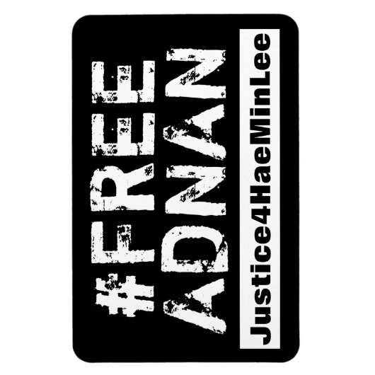 #FreeAdnan-Stoßpermagnet Magnet (Vertikal)