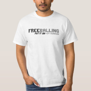 Freeballing weißes T-Shirt durch Ron Artest