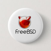 FreeBSD badge. Button (Vorderseite)