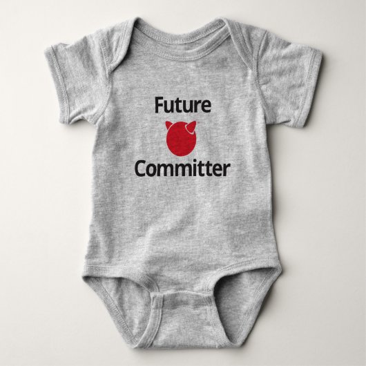 FreeBSD Future Committer Baby Bodysuit Baby Strampler (Vorderseite)