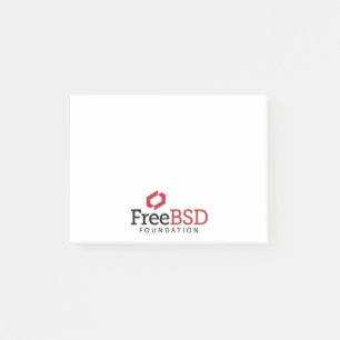 FreeBSD-Grundlagen-Logo Post-it Klebezettel