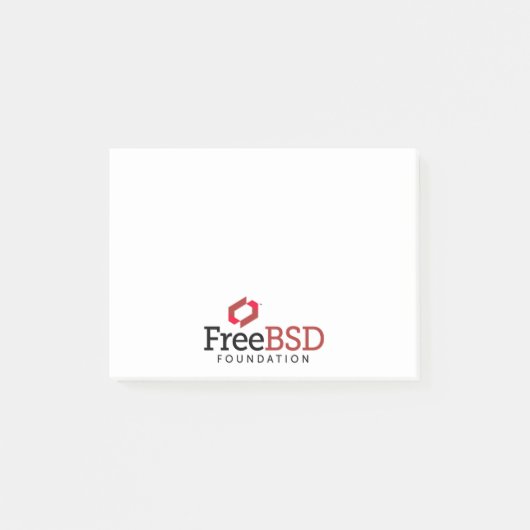 FreeBSD-Grundlagen-Logo Post-it Klebezettel (Vorderseite)