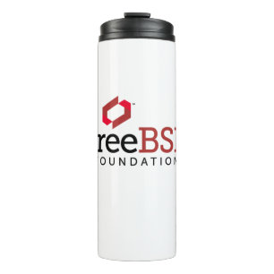 FreeBSD-Grundlagen-Logo Thermosbecher