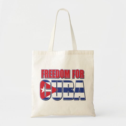 FREED-For-KUBA-FLAG Tragetasche (Vorne)