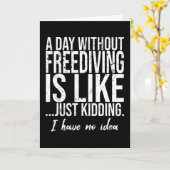 Freedigendes lustiges Sportgeschenk Karte (Gelbe Blume)