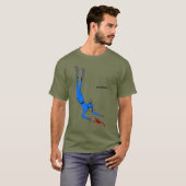 Freediving Diver Beobachtung eines Spiny Hummers T-Shirt (Vorne ganz)