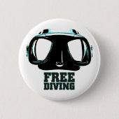 Freediving Knopf Button (Vorderseite)