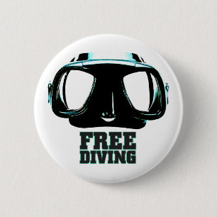 Freediving Knopf Button