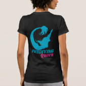 Freediving Queen T-Shirt (Rückseite)