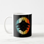 Freediving Stingray Manta Animal Ocean Manta Ray Kaffeetasse (Links)