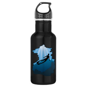 Freediving - Unterwasserfreies Tauchen Edelstahlflasche