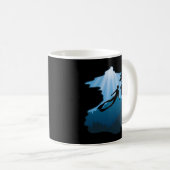 Freediving - Unterwasserfreies Tauchen Kaffeetasse (VorderseiteRechts)