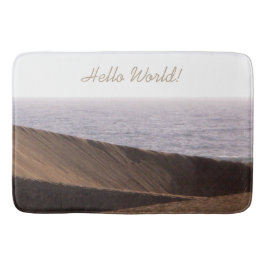 Freedman in Desert Ocean Sky jeder Text Badematte