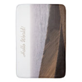 Freedman in Desert Ocean Sky jeder Text Badematte (Vorderseite Vertikal)