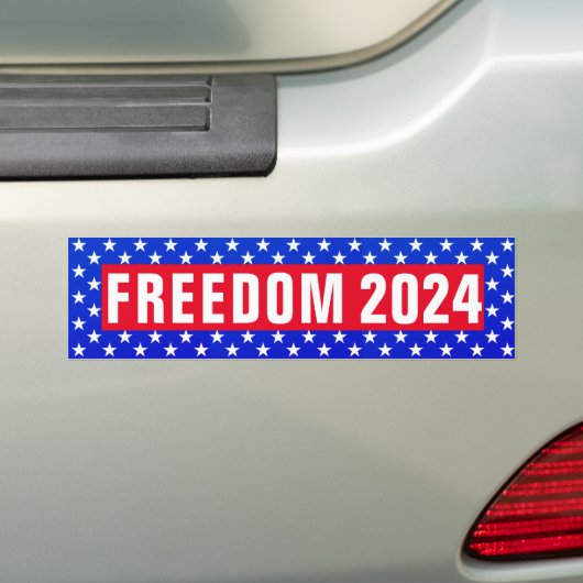 Freedom 2024 (stars) Autoaufkleber (Auf Auto)