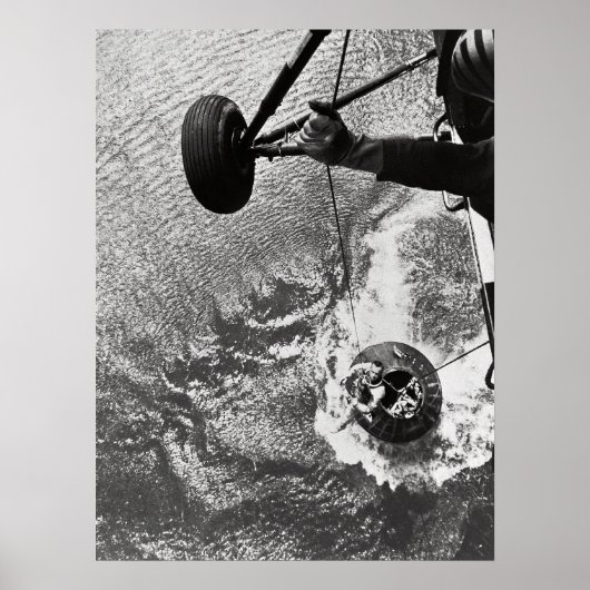 Freedom 7 Splashdown & Erholung Poster (Vorne)