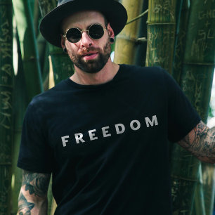 Freedom A True Patriot (2 Seiten) T-Shirt