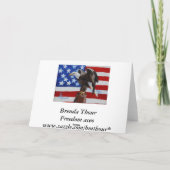 Freedom aceo Birthday Card Karte (Rückseite)