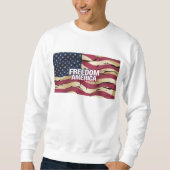 FREEDOM AMERICA Männerpult Sweatshirt (Vorderseite)
