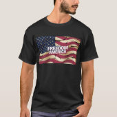 FREEDOM AMERICA Männerpult T-Shirt (Vorderseite)