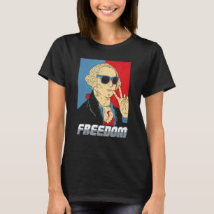 Freedom America USA Flaggen Unabhängigkeit Patriot T-Shirt