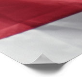 Freedom American Fahne wackelt in der Brise Poster (Ecke)