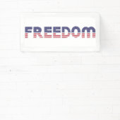 Freedom American Flag for Patriotic & Liberty Gift Banner (InSitu)