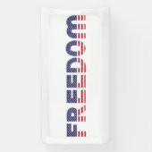 Freedom American Flag for Patriotic & Liberty Gift Banner (Vertikal)