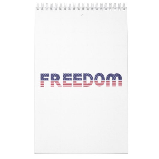 Freedom American Flag for Patriotic & Liberty Gift Kalender (Titelbild)