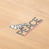 Freedom and peace acryleinladungen (Ablage )