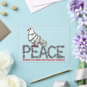 Freedom and peace acryleinladungen (In Situ (Hochzeit))