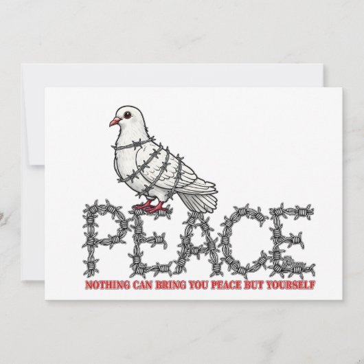 Freedom and peace einladung (Vorderseite)