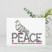 Freedom and peace einladung (Stehend Vorderseite)