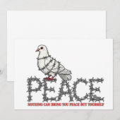 Freedom and peace einladung (Vorne/Hinten)