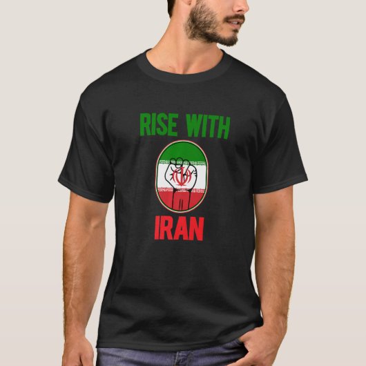 Freedom and Peace for Iran - Iranian Women. Premiu T-Shirt (Vorderseite)
