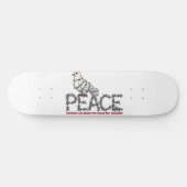 Freedom and peace skateboard (Horizontal)