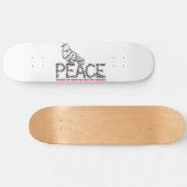 Freedom and peace skateboard (Horizontal)