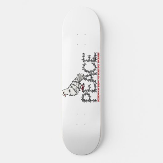 Freedom and peace skateboard (Vorderseite)