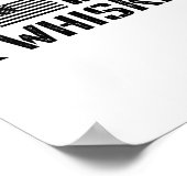 Freedom And Whiskey - 4th Of July Usa Flag Funny M Poster (Ecke)