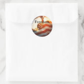 Freedom Aufkleber (Tasche)