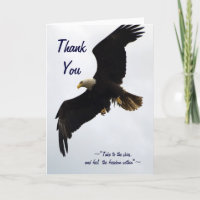 "Freedom" Bald Adler Danke Karte
