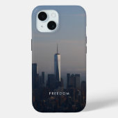 Freedom Big City Landscape Motivierend Case-Mate iPhone Hülle (Rückseite)