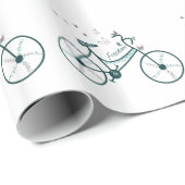 Freedom Bike mit Schmetterlingsdesign Geschenkpapier (Rolleneckpunkt)