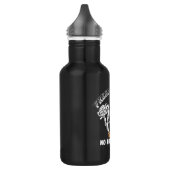 Freedom Biker Skeleton Kein Leben Edelstahlflasche (Links)