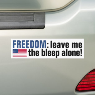 Freedom Bleep (v.2-Flag) Autoaufkleber