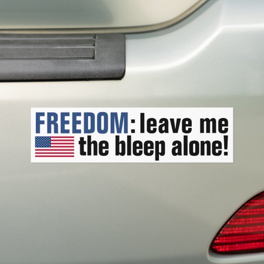 Freedom Bleep (v.2-Flag) Autoaufkleber (Auf Auto)