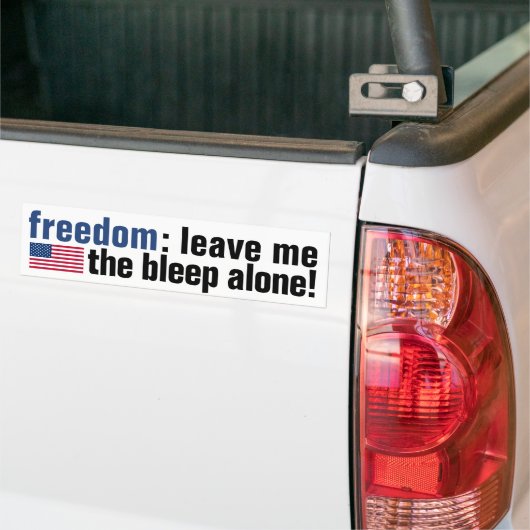 Freedom Bleep (v.2-Flag) Autoaufkleber (Auf Lkw)
