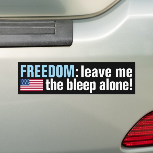 Freedom Bleep (v.2-Flag dunkel) Autoaufkleber (Auf Auto)