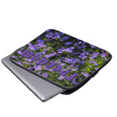 Freedom Blue Squill Spring Blumen Laptopschutzhülle (Vorne Knopf)