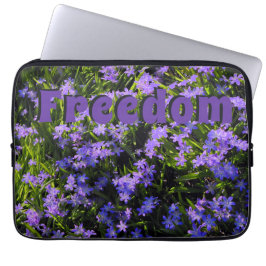 Freedom Blue Squill Spring Blumen Laptopschutzhülle